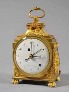 Marescialla Luigi XVI in bronzo dorato firmatata Meuron & Comp. - Francia secolo XVIII