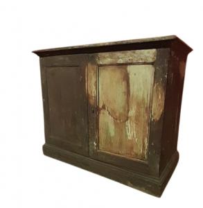 Credenza laccata da sacrestia tutta originale