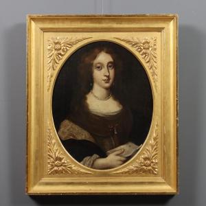 Dipinto Ritratto di Donna con Spartito