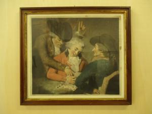 PAIR OF PRINTS WITH SCENES OF BETRAYAL, 18th CENTURY