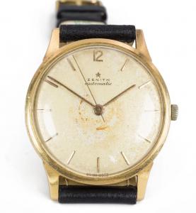 Orologio da polso Zenith automatico bumper in oro anni '50