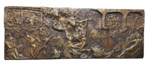 Pannello in bronzo