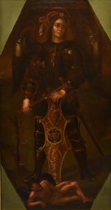 Saint Michael the Archangel, Lombard painter of the 17th century