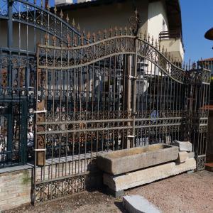 Iron gate.
