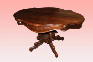 Louis-Philippe-Couchtisch aus Palisanderholz, 1800, Französisch