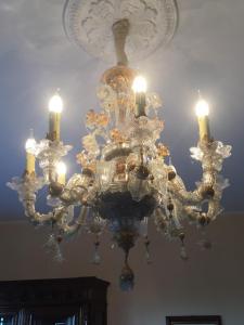 Murano-Glaslüster mit 8 Flammen