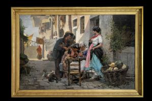PARTITA DELLA TOMBOLA LANCEROTTO EGISTO ( 1847- 1916 )