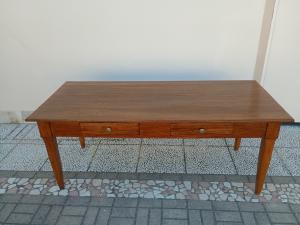 Antique rectangular fixed table. 202x89x81h - Foto 7