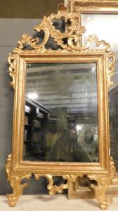 SPECC504 - Wooden mirror, 19th century, cm W 65 x H 122