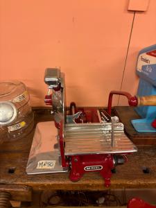 Affettatrice Berkel a leva modello slot restaurata