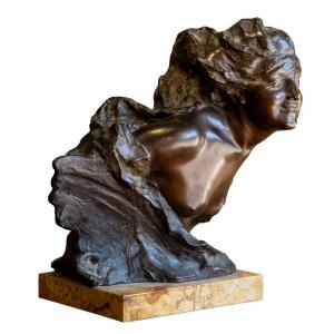 Gabriele Parente, Figura femminile, bronzo, Epoca '800, Gabriele Parente, Female Figure, bronze, 19th century