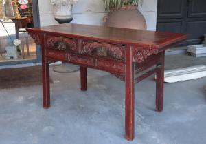 Mesa consola, China, século XIX