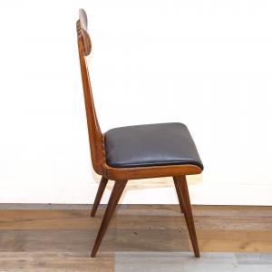 Set 6 Designstühle, Mahagoni & Sky, 50er Jahre - Foto 6