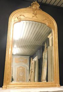 specc83 mirror with gilded frame, dimensions: h 180 cm x w 113 cm