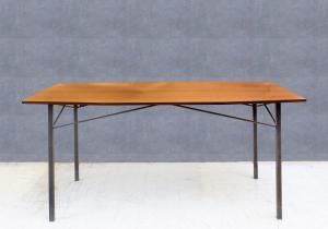 Table with wooden top, 1950s