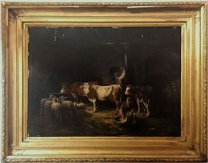 Französisch Malerei unterzeichnet