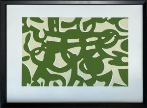 "La ricerca del colore (verde)" - Carla Accardi (1924-2014)