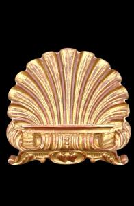 Lectern - book holder in carved wood and gold leaf.