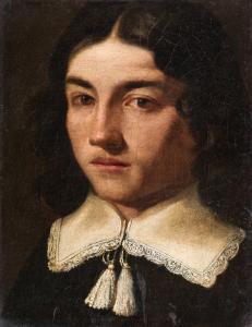 Ludovico Lana (Codigoro 1597-Modena 1646) Porträt eines jungen Mannes