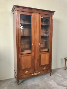 Bücherregal im Louis-XVI-Stil aus Mahagoni – Restauriert (in Arbeit) _car 2614
