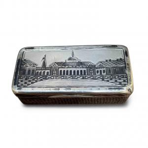 Tabaqueira de Prata com Niello de Moscou, 1873