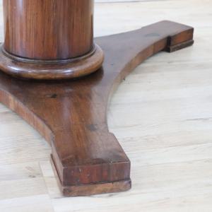 Elegant antique walnut Empire period table - Foto 6
