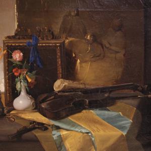 Italian still life painting from the 19th century