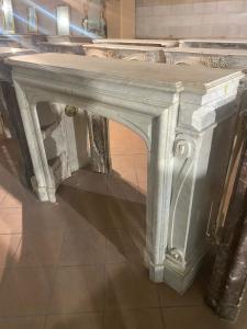 Carrara white marble fireplace 157 × 43x 117 height