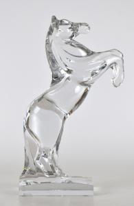 Daum, Francia Cavallo scultura in cristallo