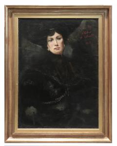 Cesare Laurenti (1854 – 1936) - Portrait Study