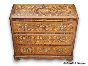 Antique Elm Bureau