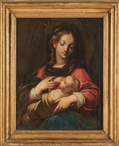 Italian School (Tuscany), 17th century. Madonna with Child