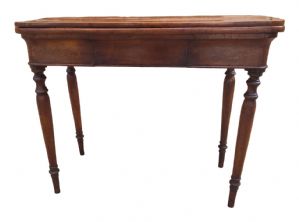Elegante mesa de console escrivaninha tipo livro Luís Filipe Cappuccino