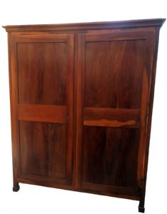 Emilian Empire-Directoire Style Walnut Wardrobe
