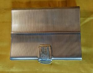 Scatola déco in argento porta trucchi
