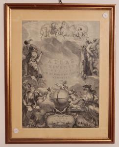 ?????? ??????????? ????????? 1700 ???? "Atlas Universel dressè sur les meilleures cartes modernes" Santini