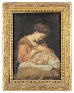 Madonna con Bambino, olio Scuola veneta secolo XVIII