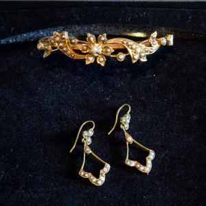 Parure antica in oro giallo