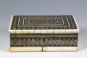 Embriachi Workshop (Northern Italy, 15th century), Inlaid box "certosina" style