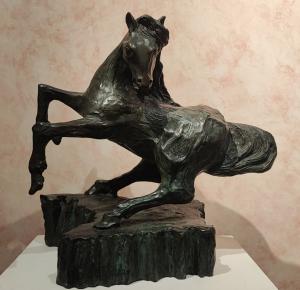 Aligi Sassu scultura equestre 