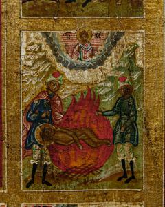 Russian School, 19th century, Icon with the Life of Saint George - Foto 10