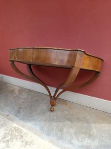 Large drop-shaped console table