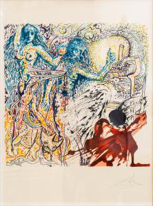 Salvador DALI', "Cacciata dal Paradiso", firmato, Ed. 250, Salvador DALI', “Expulsion from Paradise”, signed, Ed. 250