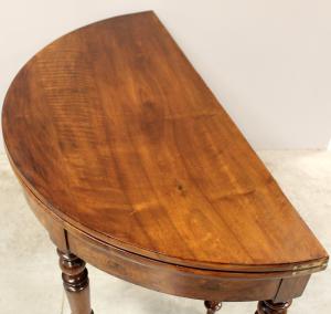 Antique Louis Philippe walnut console table - 19th century - Foto 7