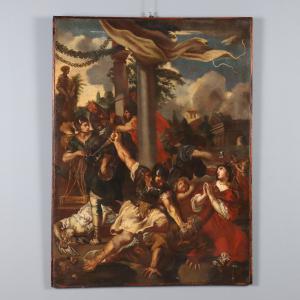 Dipinto L'Età del Ferro Seguace di Pietro da Cortona
