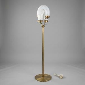 Aldo Nason for Mazzega, brass and Murano glass, 1970s