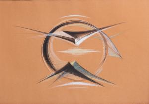 Carmelo Cappello,"opera unica", pastello su carta, firmato, 1966, Carmelo Cappello, ‘unique work’, pastel on paper, signed, 1966