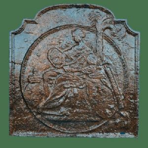 Placca antica da camino 