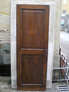 Pair of single-panel doors