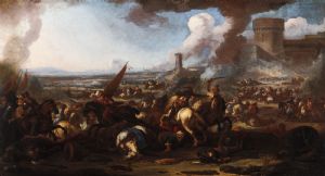 Batalhas entre cristãos e turcos de Marzio Masturzio VENDIDOS